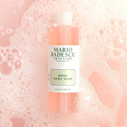 Mario Badescu Rose Body Soap - Pampering Shower Gel for Hydrated Skin | 8 fl. oz. with Floral Scent