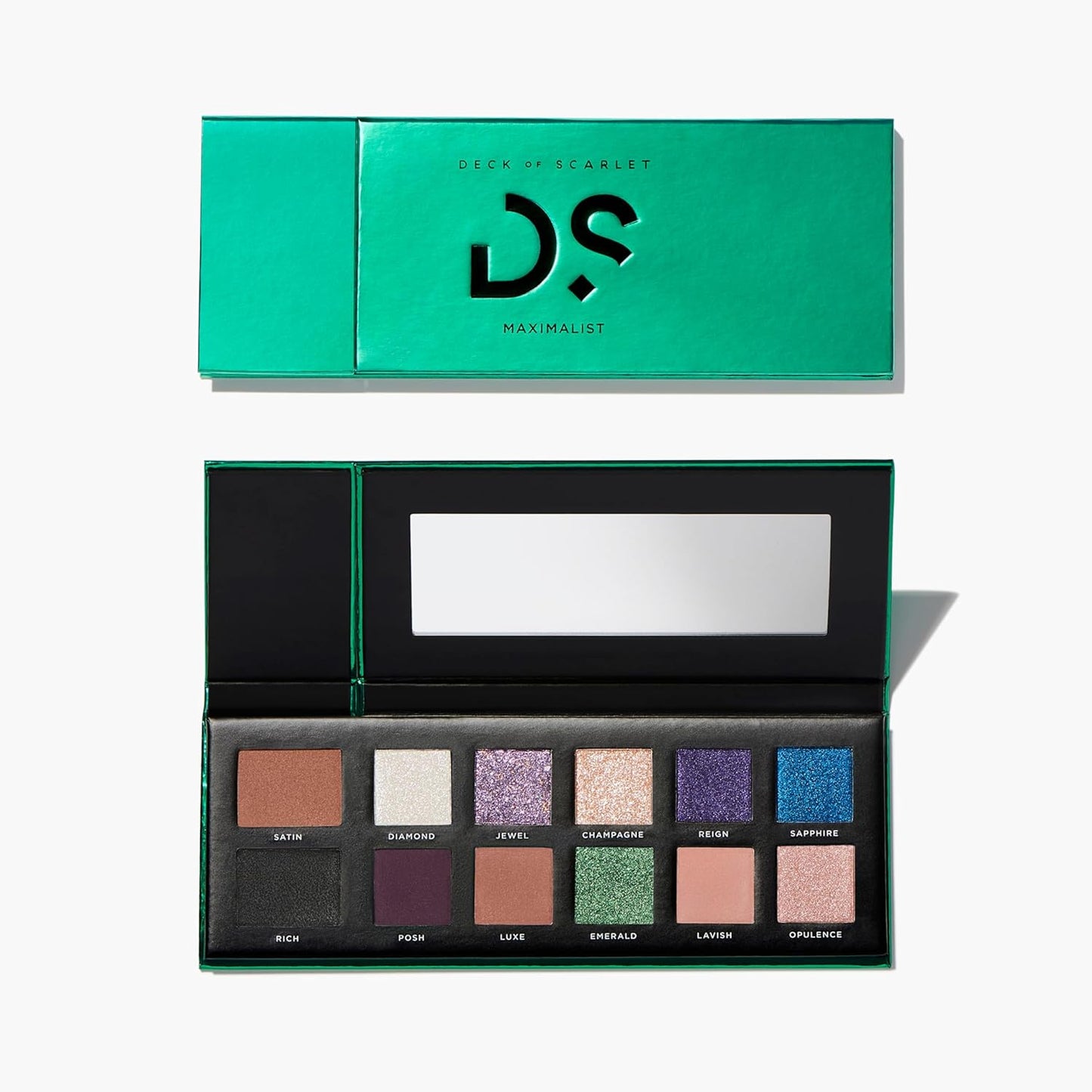 Deck of Scarlet Eyeshadow Palette - Long-Wearing, Maximalist Clean & Vegan Formula with Rich Colors