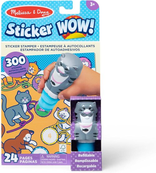 Melissa & Doug Sticker Wow!™ Activity Pad - 24 Pages with 300 Stickers | Fun Arts & Crafts for Kids Ages 3+