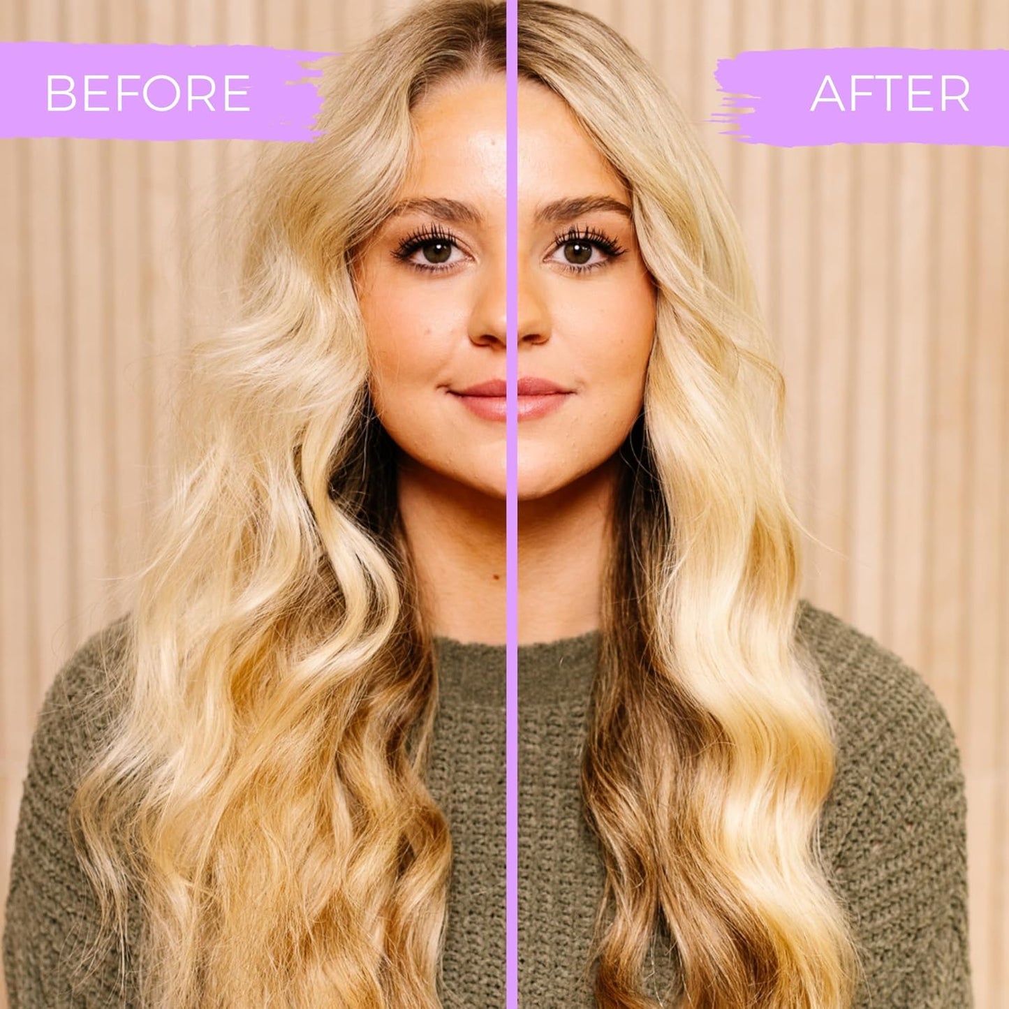 Viori Purple Conditioner Bar - Handcrafted with Longsheng Rice Water for Blonde Hair - Neutralizes Brassy Tones