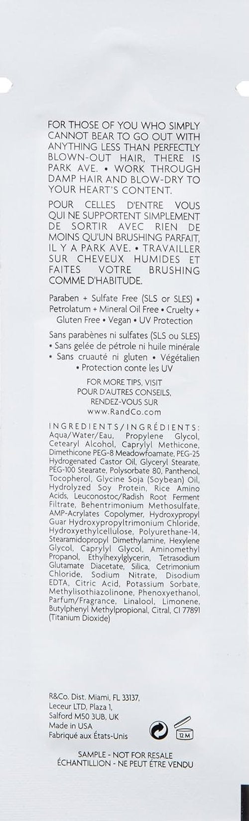 R+Co Park Ave Blowout Balm - Vitamin-Rich Hair Balm for Effortlessly Smooth Blowouts