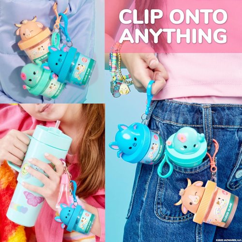 Original Squishmallows™ Mini Slime Squad, 3 Slime Bag Charms