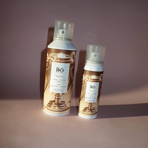 R+Co Trophy Shine Texture Spray - Flexible Hold & Dry Shine for Instant Volume | Vegan & Cruelty-Free | 1.7 Oz