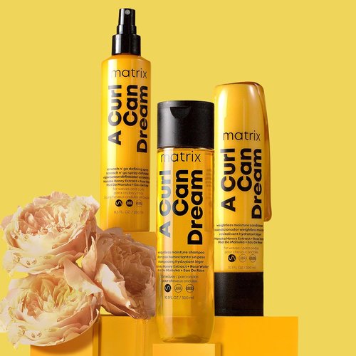 Matrix A Curl Can Dream Weightless Moisture Shampoo - Defines Waves & Controls Frizz with Manuka Honey Extract