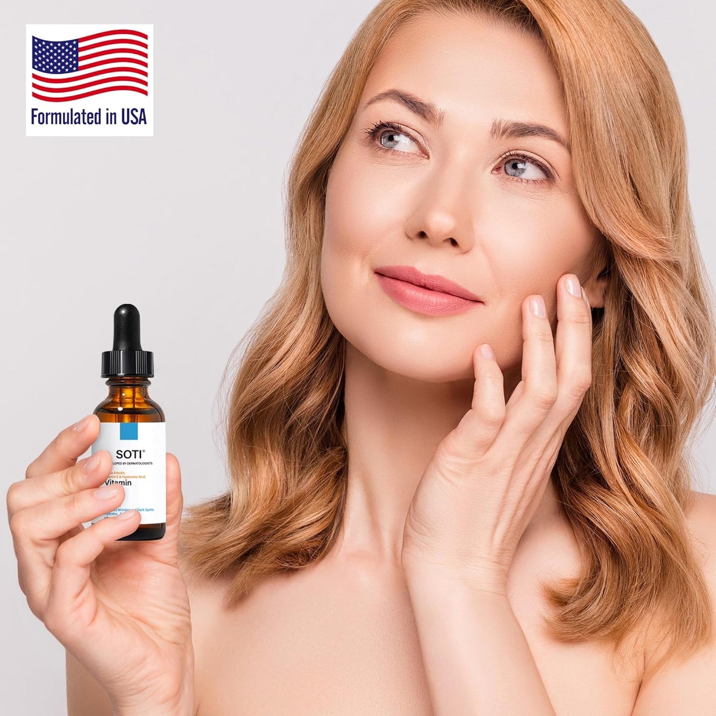 Skiennix Vitamin C Face Serum 20% - Anti-Aging Formula with Hyaluronic Acid & Alpha Arbutin | 1 fl. oz. (30ml)