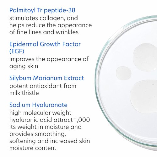 PCA SKIN Total Strength Serum - Plumping & Firming Treatment with Growth Factors & Peptides (1 oz)