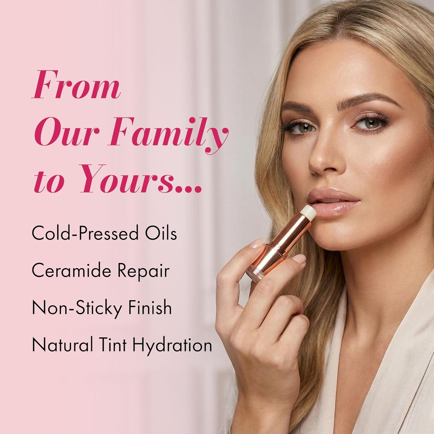 Skiennix Lip Balm - Hydrating Repair with Cold-Pressed Oils & 10% Squalane | Moisturizing Lip Butter for Dry Lips - Clean, Non-Toxic Care