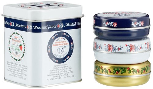 Rosebud | Three Lavish Layers Lip Balm - Moisturizing Formula | 0.8 Ounce