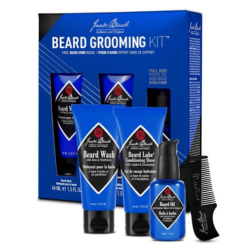 Jack Black Beard Grooming Kit - Complete Care Set for Soft, Manageable Facial Hair