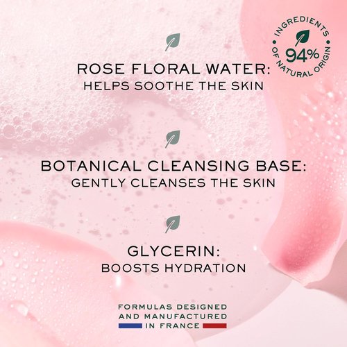 NUXE Very Rose Shower Gel - Soothing Body Wash for All Skin Types | Delicate Rose Scent