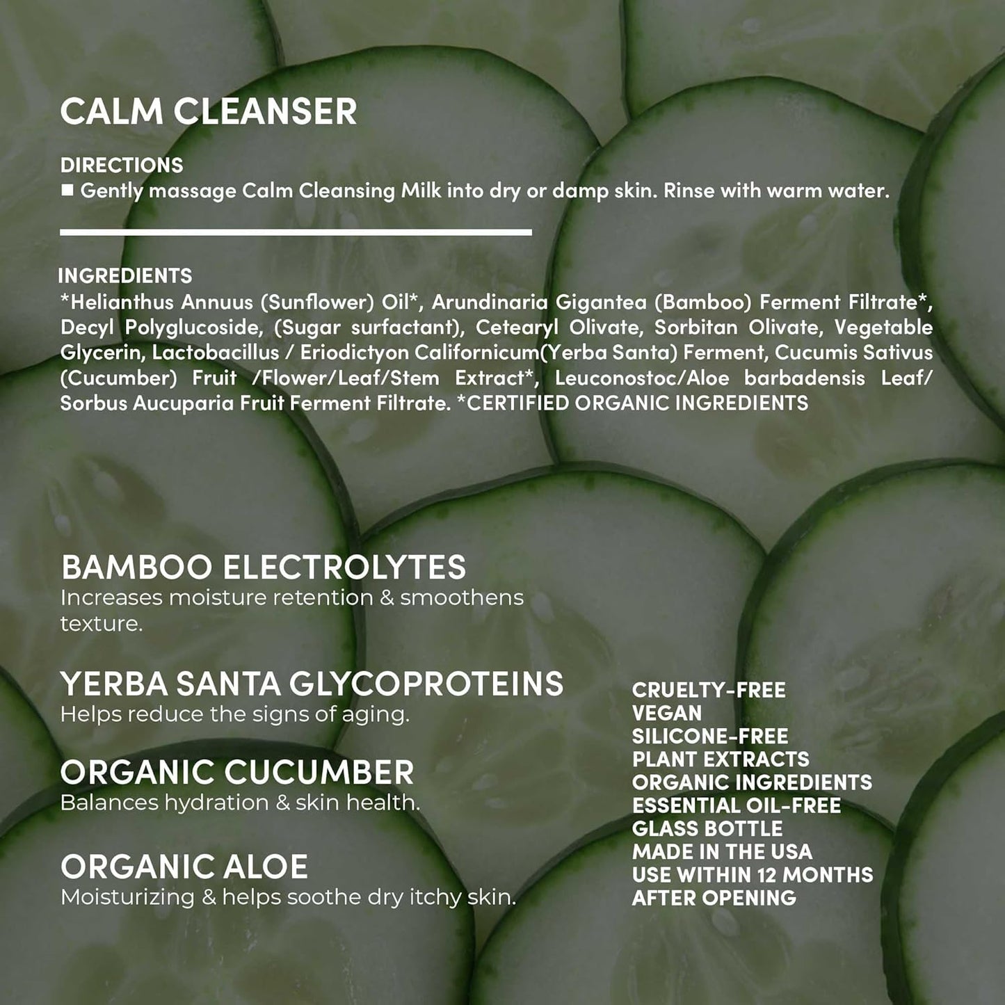 Fitglow Beauty Calm Cleanser - Gentle Milky Facial Wash for Sensitive Skin | Hydrating & Balancing | 120ml