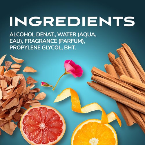 BOD man Fragrance Body Spray, Fresh Blue Musk, 8 fl oz