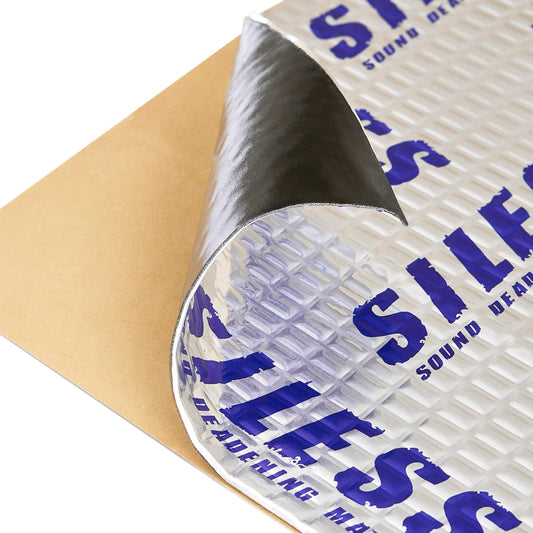 Siless Car Sound Deadening Mat - 50 Mil Butyl Noise Insulation & Vibration Dampening (52 Sq Ft)