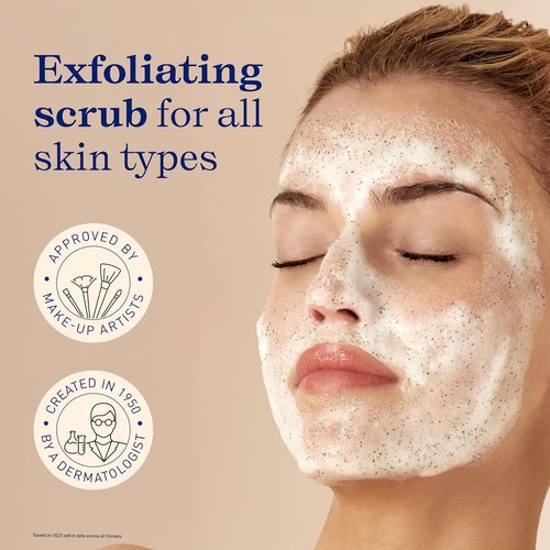 Embryolisse Exfoliating Face Scrub Powder - Gentle Facial Cleanser with Coconut & Milk - 1.41 Oz for All Skin Types