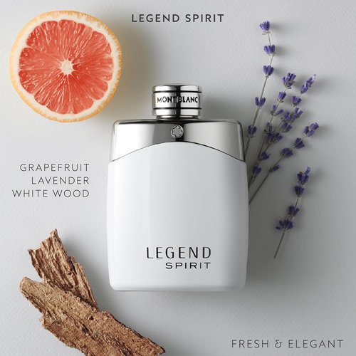MONTBLANC - Legend Spirit After Shave Balm - Refreshing Woody Aromatic Formula - 3.4 oz
