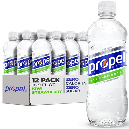 Propel Kiwi Strawberry Sports Drink - Zero Calorie Hydration with Electrolytes & Vitamins C&E | 16.9 Fl Oz (12 Count)
