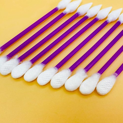 CGR Precision Cotton Swabs - 900 Pcs Makeup Applicators with Pointed & Flattened Tips | Ideal for Cosmetics