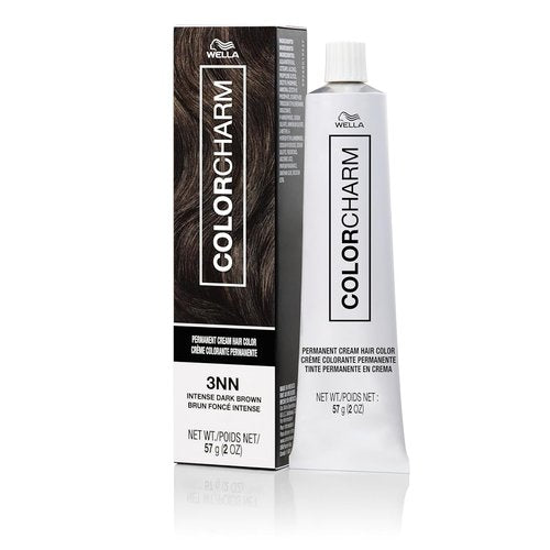 COLORCHARM Permanent Cream Hair Dye - Intense Darkest Brown & Cool Espresso Shades | 100% Gray Coverage | Vegan & Paraben-Free | 2 oz.