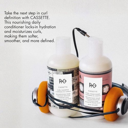 R+Co Cassette Curl Defining Conditioner - Lightweight Frizz Control with Superseed Oil - 8.5 oz