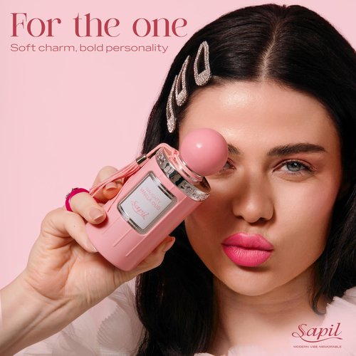 Sapil Naughty Vanilla Oud Eau de Parfum – Long Lasting Unisex Gourmand Perfume | Vanilla, Honey & Amber Notes | Sweet Warm Oud Fragrance | 3.4 oz / 100ml