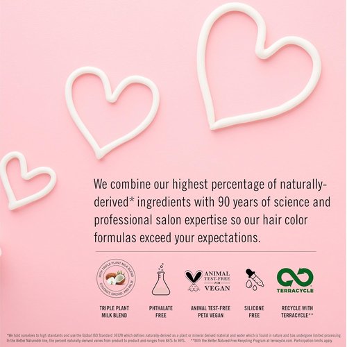 Better Natured Permanent 3N Dark Natural Brown Hair Color Dye - Vegan Formula for 100% Gray Coverage, Lasts 8 Weeks