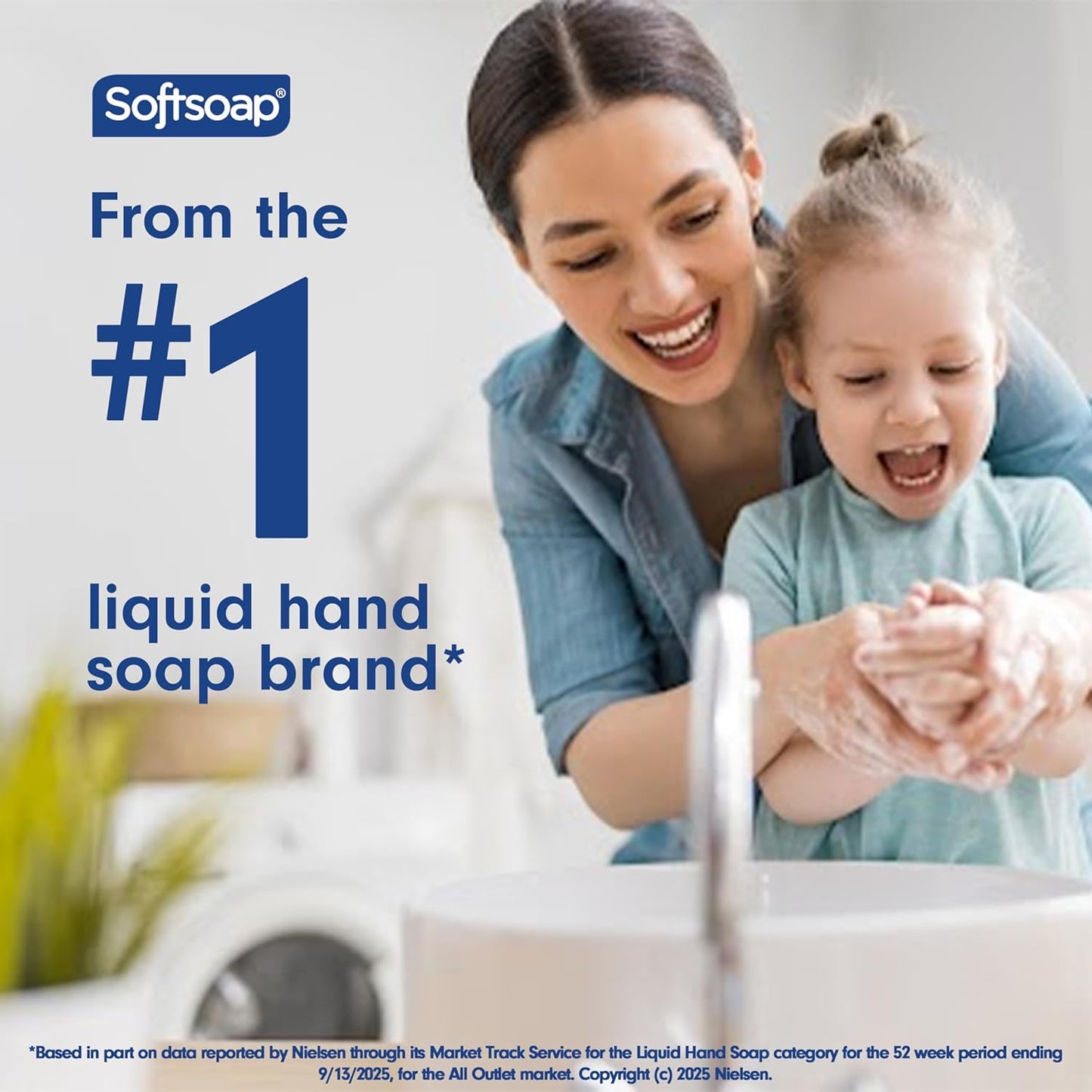 Softsoap Antibacterial Liquid Hand Soap - White Tea & Berry Scent | 50 Fl Oz Refill for Kitchen & Bathroom