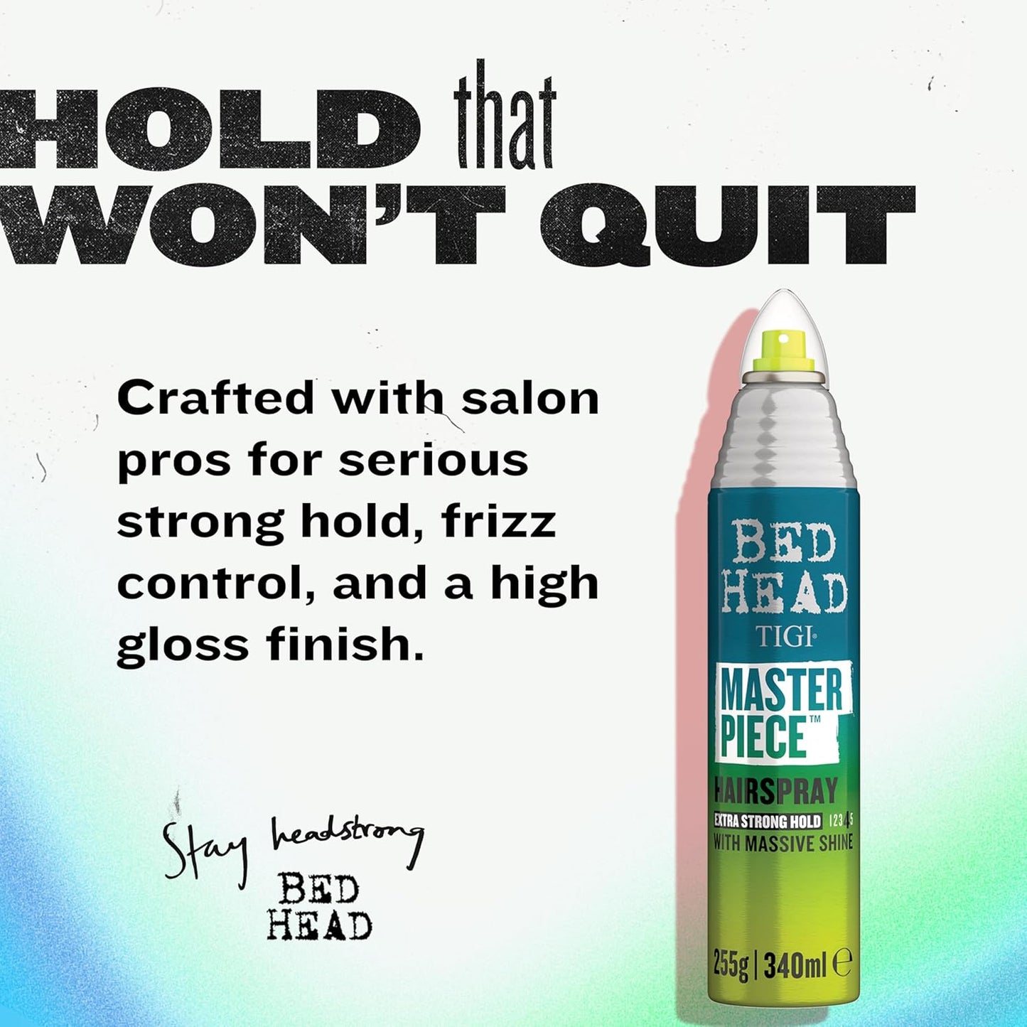 TIGI Bed Head Hair Spray - Masterpiece Extra Hold for Shiny, Glossy Hair | 10.3 oz