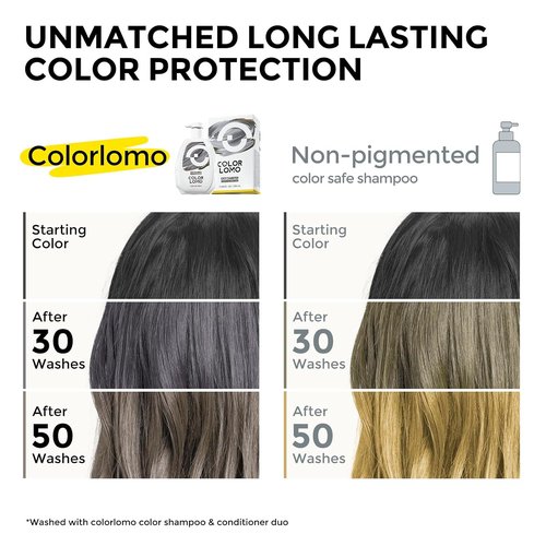 COLROLOMO Ultra Color Safe Shampoo - Prevent Fading & Enhance Shine | Vegan, Cruelty-Free | For Grey Color-Treated Hair