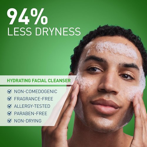 CeraVe Hydrating Facial Cleanser - Moisturizing Face Wash with Hyaluronic Acid & Ceramides for Dry Skin | Eczema Association Certified