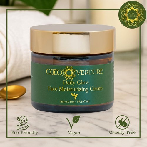 Regine Switzerland Daily Glow Face Moisturizing Cream - Ultra Hydrating with Vitamin E & Jojoba Oil | 2oz for Dry, Sensitive Skin