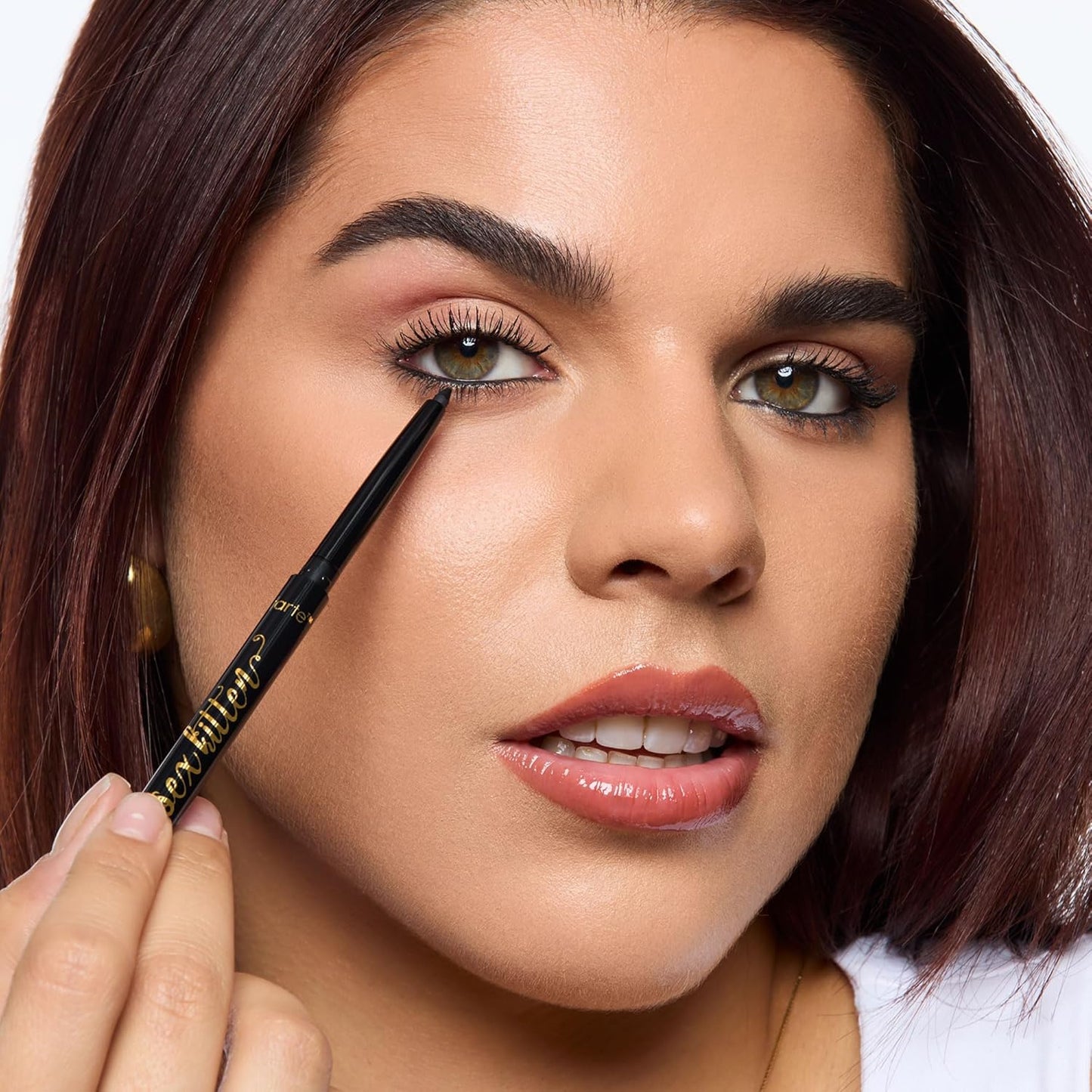 Tarte Sex Kitten Liner - Black Waterproof Eyeliner Pen with Mineral Pigments for All-Day Wear