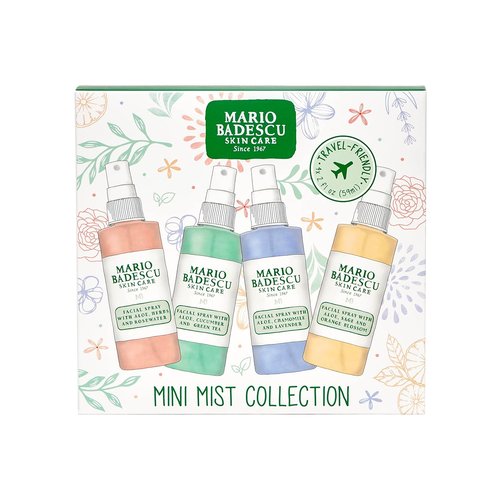 Mario Badescu Facial Spray Collection - Hydrating Face Mist with Rose Water, Cucumber & Lavender | Multi-Purpose for All Skin Types