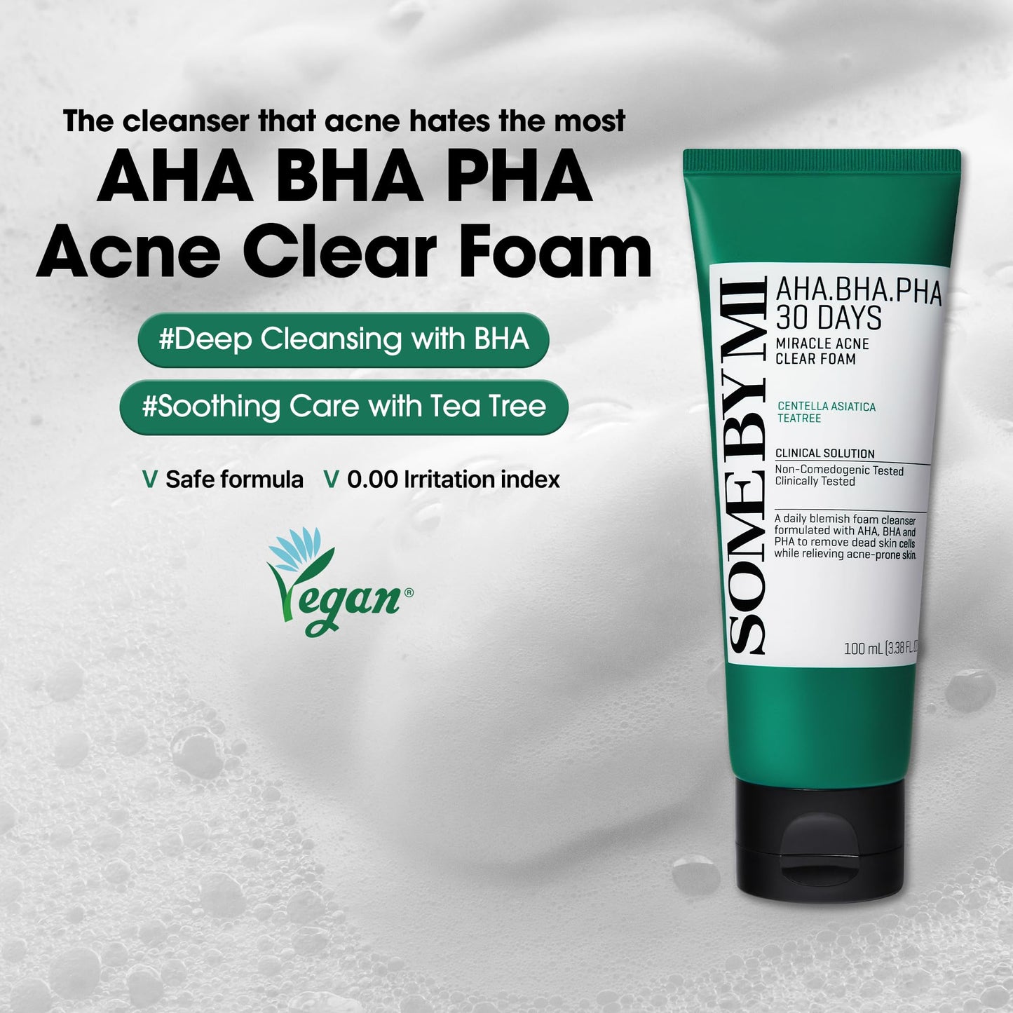 SOME BY MI AHA BHA PHA 30 Days Miracle Acne Clear Foam