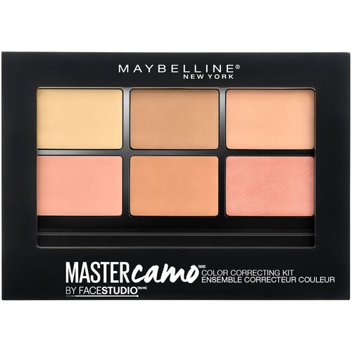 Maybelline Facestudio Master Camo Color Correcting Kit - Medium Shade | 0.21 Oz for Flawless Skin