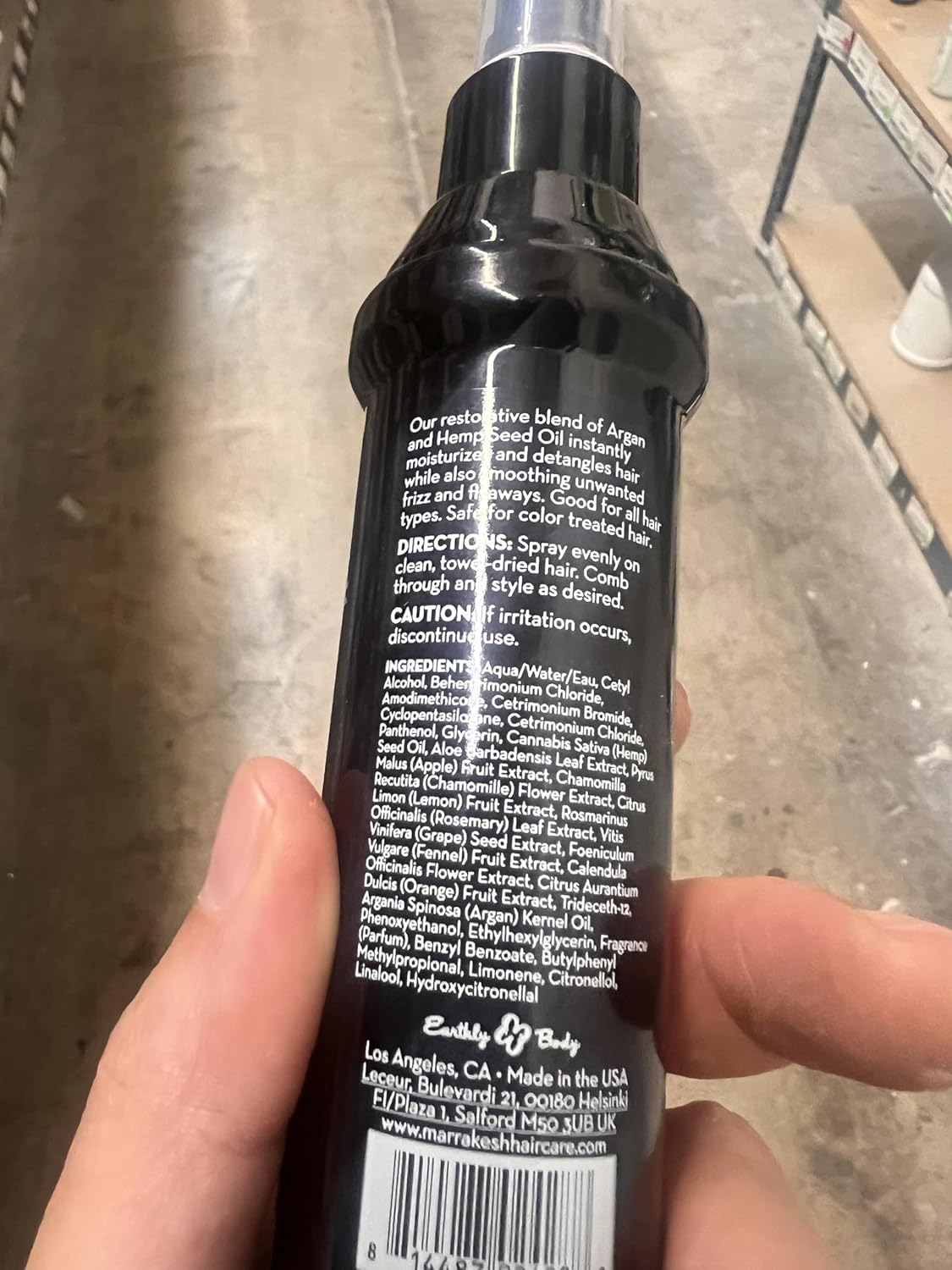 Skiennix Hair Spray | Marrakesh Leave-In Treatment & Detangler - Argan & Hemp Oil Therapy (4 oz)