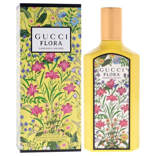 Gucci Flora Gorgeous Orchid Eau de Parfum Spray - 3.3 oz Refillable Bottle for Women