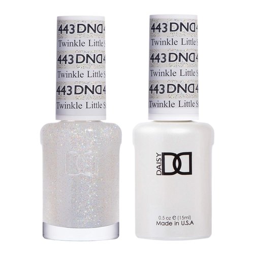 DND Gel Polish Set - Multi Glitter Collection | UV/LED Gel & Air Dry Nail Lacquer Duo, 0.5 Fl Oz Each