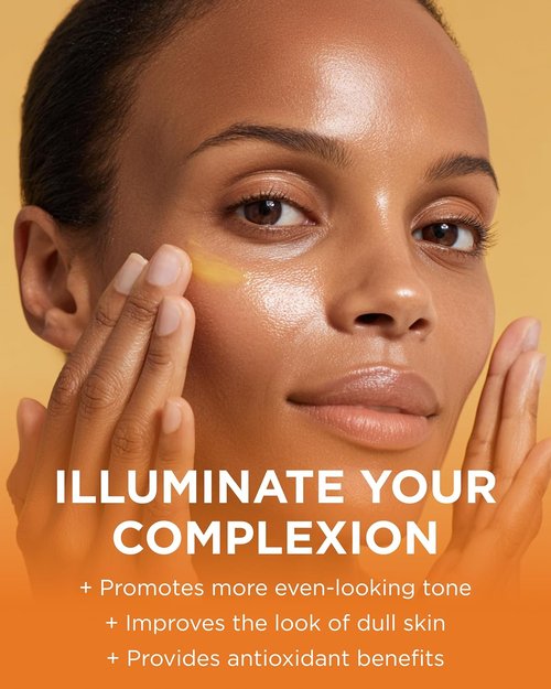 Andalou Naturals Turmeric + Vitamin C Serum - Illuminating Face Treatment for Uneven Tone | 1.1 fl oz