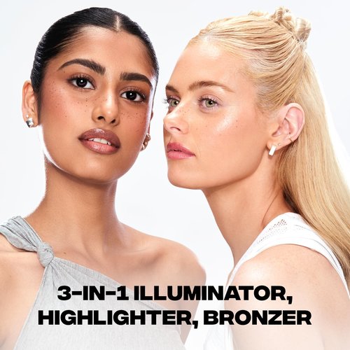 Sacheu Liquid Glow STAY-N Liquid Highlighter & Illuminator Makeup — 30ml Long Lasting Luminous Glow Lightweight Dewy Finish, Sun Beam