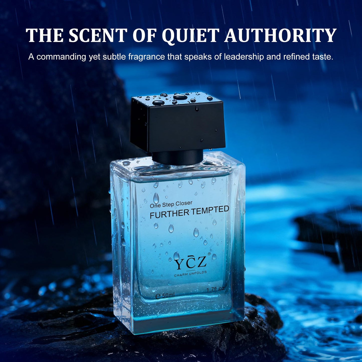 Ycz Men's Blue Wood Shadow Perfume for Men, 1.7 oz. Long Lasting Eau De Parfum Cologne For Men, Daily Use Men's Casual Cologne, A Signature Scent Great Holiday Gift A Gift for Any Occasion