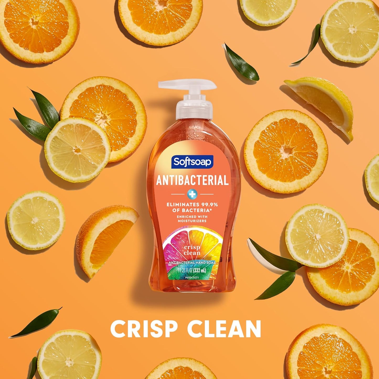 Softsoap Antibacterial Liquid Hand Soap - Crisp Clean Scent | 11.25 Ounce, 6 Pack