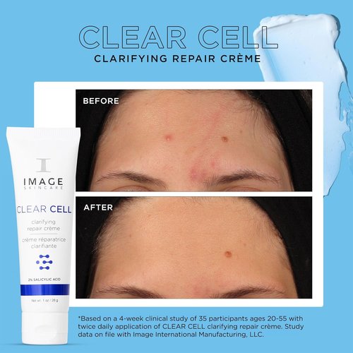 IMAGE Skincare Clear Cell Clarifying Repair Crème - Night Gel Moisturizer for Oily Skin