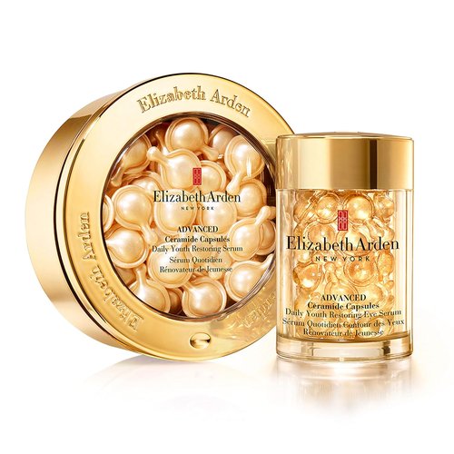 Elizabeth Arden Advanced Ceramide Eye Serum Capsules - Youth Restoring Daily Skin Care, 120 Count