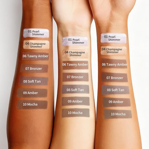 Regine Switzerland Highlighter Stick - Sheer Glow Cream for Radiant Skin | Blendable, Long-Lasting, All Skin Tones (01 Pearl Shimmer)