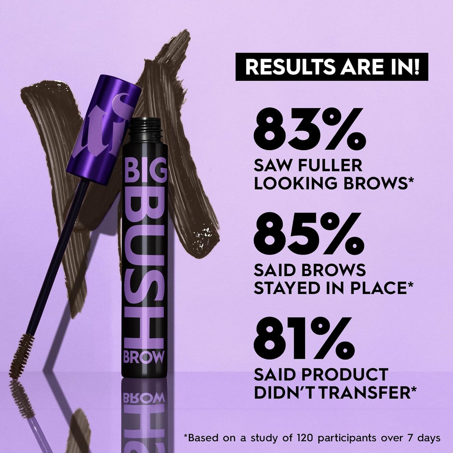 Urban Decay Big Bush Volumizing Tinted Eyebrow Gel - Waterproof, Long-Lasting, Vegan | 0.19 fl oz