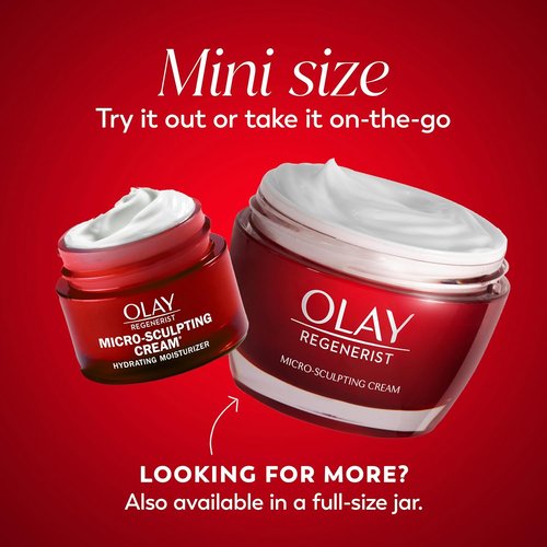 Olay Regenerist Micro-Sculpting Cream - Anti-Aging Face Moisturizer, 0.5 oz Trial Size