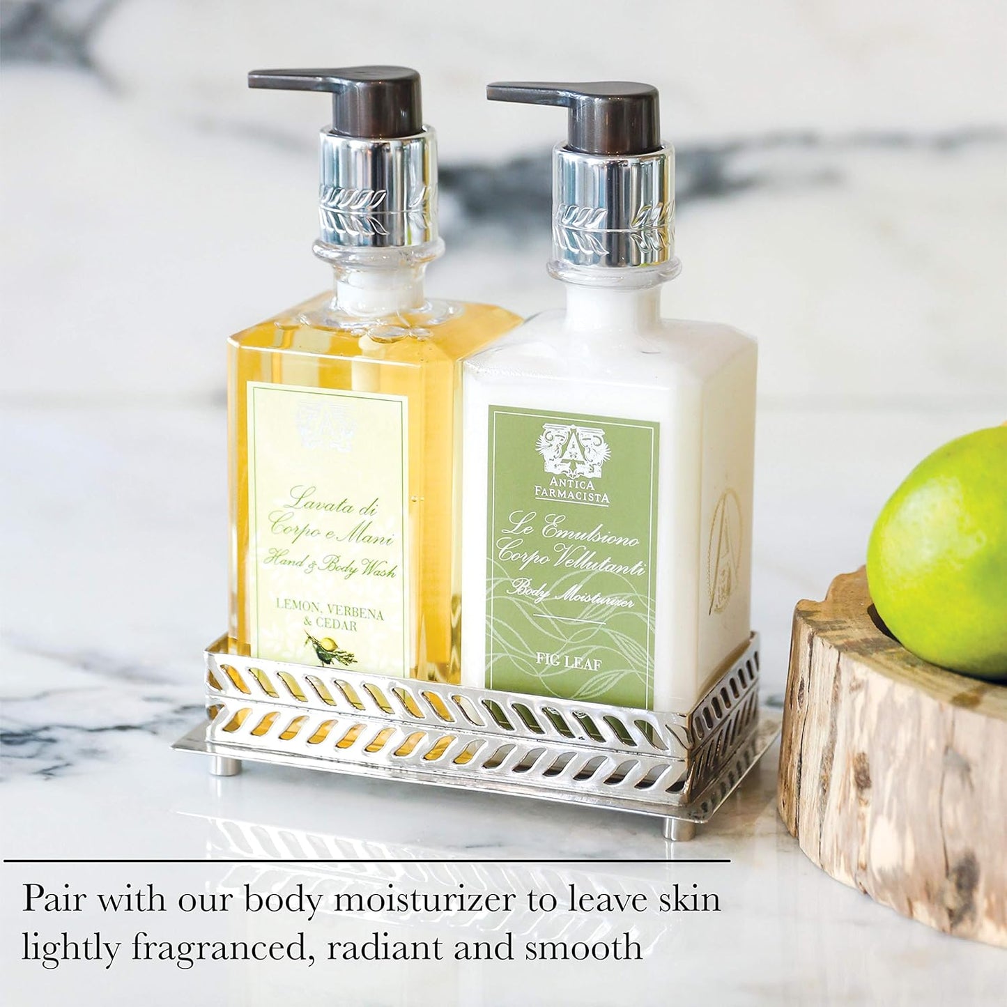 Antica Farmacista Hand & Body Wash - Luxurious Hydrating Cleanser - Lemon, Verbena & Cedar, 10 fl oz