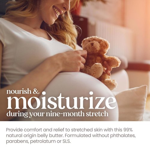 Burt's Bees Mama Belly Butter - Stretch Mark Cream for Pregnancy & Postnatal Care | 6.5 Oz (Pack of 3)
