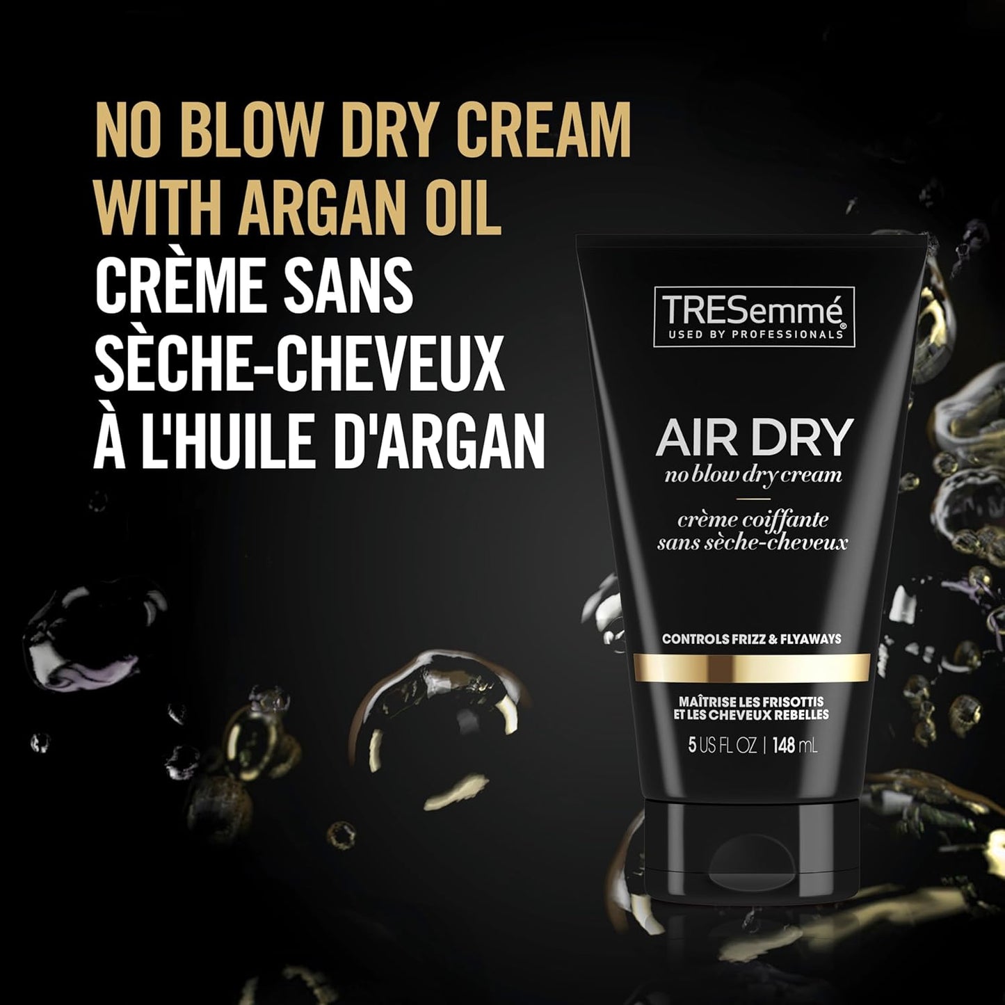 TRESemmé Air Dry Smoothing Cream - Hydrating Styling Cream for Frizzy Hair | 5 oz