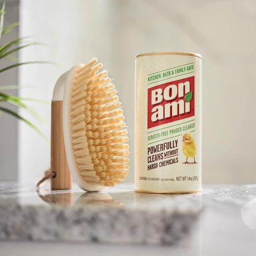 Bon Ami Powder Cleanser - Versatile Kitchen & Bathroom Cleaner, Removes Grime & Odors (Single Pack)